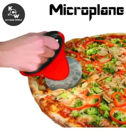 มีดตัดพิซซ่าใบมีดถอดได้ Microplane 37105E-6 สีแดง_5